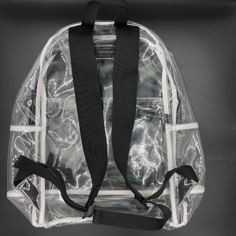 Urban Outfitters Mens Clear Vinyl Backpack